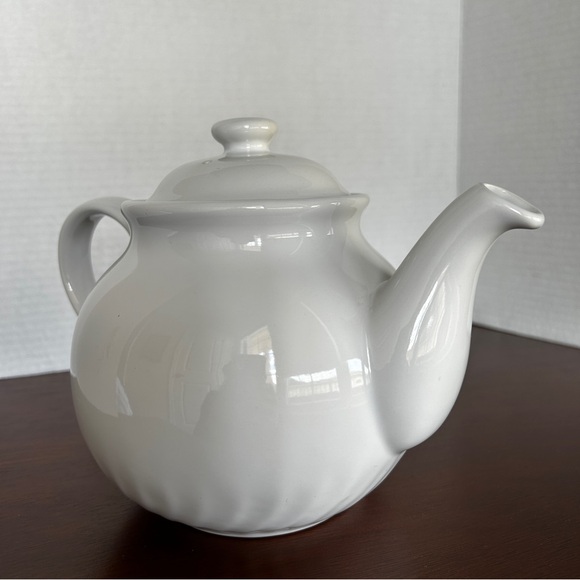 Corelle Coordinates Stoneware White Swirl Teapot Enhancements Pattern - Picture 5 of 16